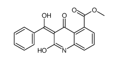 methyl 3-[hydroxy(phenyl)methylidene]-2,4-dioxo-1H-quinoline-5-carboxylate Structure