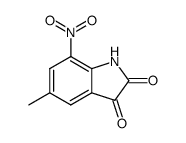 5-methyl-7-nitro-indole-2,3-dione结构式