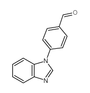 1-(4-甲酰基苯基)-1H-苯并咪唑结构式