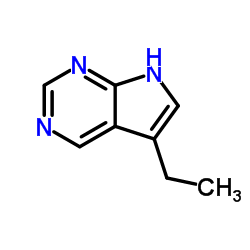 5-Ethyl-1H-pyrrolo[2,3-d]pyrimidine Structure