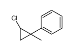 (2-chloro-1-methylcyclopropyl)benzene Structure