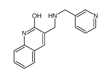 3-[(pyridin-3-ylmethylamino)methyl]-1H-quinolin-2-one Structure
