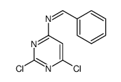 N-(2,6-dichloropyrimidin-4-yl)-1-phenylmethanimine Structure
