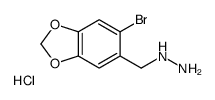 盐酸[(6-溴-1,3-苯并二恶唑-5-基)甲基]肼图片