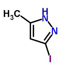 3-碘-5-甲基-1H-吡唑结构式