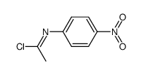 N-(1-chloroethylidene)-4-nitrobenzenamine Structure