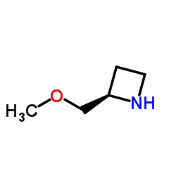 (R)-2-(甲氧基甲基)氮杂环丁烷结构式