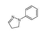 1-苯基-4,5-二氢-1H-吡唑结构式