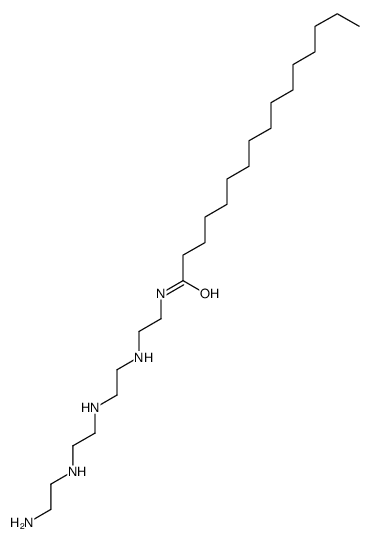N-[2-[[2-[[2-[(2-aminoethyl)amino]ethyl]amino]ethyl]amino]ethyl]hexadecan-1-amide结构式