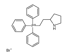 triphenyl[2-(pyrrolidin-2-yl)ethyl]phosphonium bromide Structure