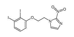 1-[2-(2,3-diiodophenoxy)ethyl]-2-nitroimidazole结构式