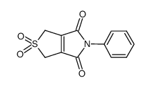 5-phenyl-1,3-dihydro-4H-thieno[3,4-c]pyrrole-4,6(5H)-dione 2,2-dioxide结构式