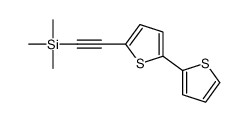 trimethyl-[2-(5-thiophen-2-ylthiophen-2-yl)ethynyl]silane结构式