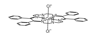 CdCl2(3,6,9,12,15,18-hexaaza-1,2,10,11-tetraphenyl-2,9,11,18-tetraenecyclododecane) Structure