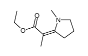 ethyl 2-(1-methylpyrrolidin-2-ylidene)propanoate Structure