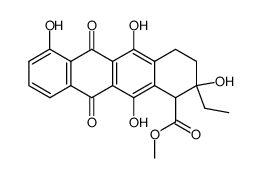 ζ-Rhodomycinon结构式