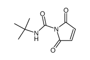 2,5-dioxo-2,5-dihydro-pyrrole-1-carboxylic acid tert-butylamide结构式