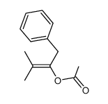 Acetic acid 1-benzyl-2-methyl-propenyl ester结构式