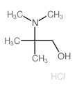 1-Propanol,2-(dimethylamino)-2-methyl-, hydrochloride (1:1)结构式