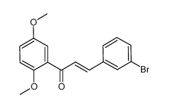 4-bromo-2',5'-dimethoxychalcone Structure