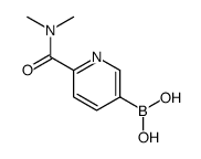 [6-(dimethylcarbamoyl)pyridin-3-yl]boronic acid Structure