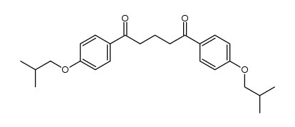 1,5-bis(4-isobutoxyphenyl)pentane-1,5-dione Structure