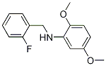 2,5-二甲氧基-N-(2-氟苄基)苯胺结构式