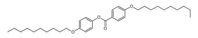 (4-decoxyphenyl) 4-decoxybenzoate Structure