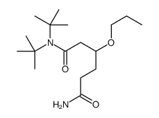 N,N-ditert-butyl-3-propoxyhexanediamide结构式