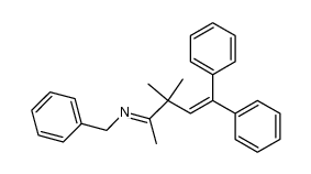 3,4,4-trimethyl-1,6,6-triphenyl-2-azahexa-2,5-diene Structure