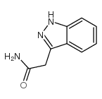 2-(1H-吲唑-3-基)-乙酰胺结构式