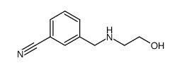 2-(3-cyanobenzylamino)ethanol结构式