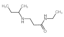 3-(sec-Butylamino)-N-ethylpropanamide结构式