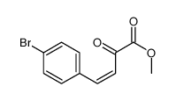 3-Butenoic acid, 4-(4-bromophenyl)-2-oxo-, Methyl ester structure
