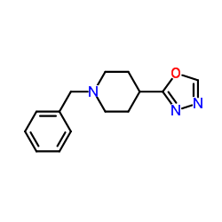 2-(1-benzylpiperidin-4-yl)-1,3,4-oxadiazole Structure