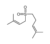 2-methyl-5-(3-methylbut-2-enylsulfonyl)pent-2-ene结构式