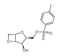 1,3:2,5-Dianhydro-6-O-(p-tosyl)-L-iditol结构式