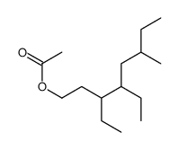 (3,4-diethyl-6-methyloctyl) acetate结构式