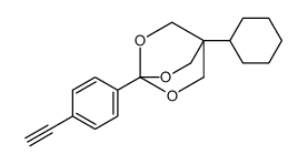 1-cyclohexyl-4-(4-ethynylphenyl)-3,5,8-trioxabicyclo[2.2.2]octane Structure