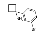 1-(3-BROMOPHENYL)CYCLOBUTANAMINE Structure