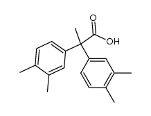 2,2-bis(3,4-dimethylphenyl)propanoic acid结构式