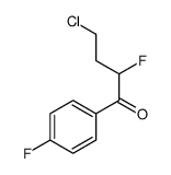 1-Butanone, 4-chloro-2-fluoro-1-(4-fluorophenyl)- (9CI) structure