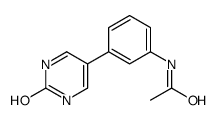 N-[3-(2-oxo-1H-pyrimidin-5-yl)phenyl]acetamide Structure