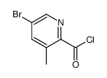 5-bromo-3-methylpyridine-2-carbonyl chloride picture