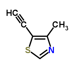 Thiazole,5-ethynyl-4-methyl- Structure