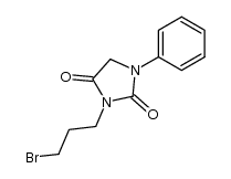 3-(3-bromo-propyl)-1-phenyl-imidazolidine-2,4-dione Structure