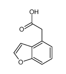 1-Benzofuran-4-ylacetic acid结构式