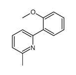 2-(2-methoxyphenyl)-6-methylpyridine结构式