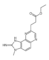 ethyl 3-(2-amino-3-methylimidazo[4,5-h]quinoxalin-8-yl)propanoate Structure