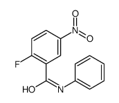 2-fluoro-5-nitro-N-phenylbenzamide Structure